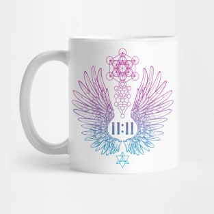 Angel Number 11:11 Sacred Geometry Mug